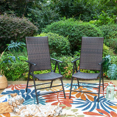 Outdoor reclining best sale dining chairs